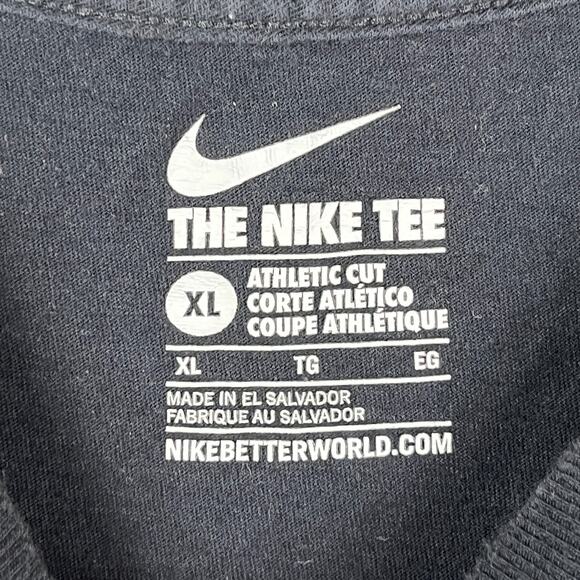 Carolina Panthers Shirt Mens Extra Large NIKE TEE Athletic Cut Short-sleeve - Picture 5 of 9